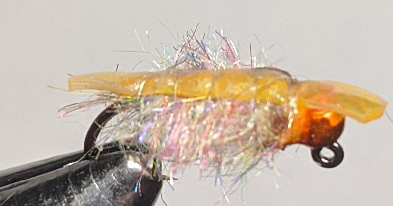 Jigged Lucent Bead Yum Yum Orange