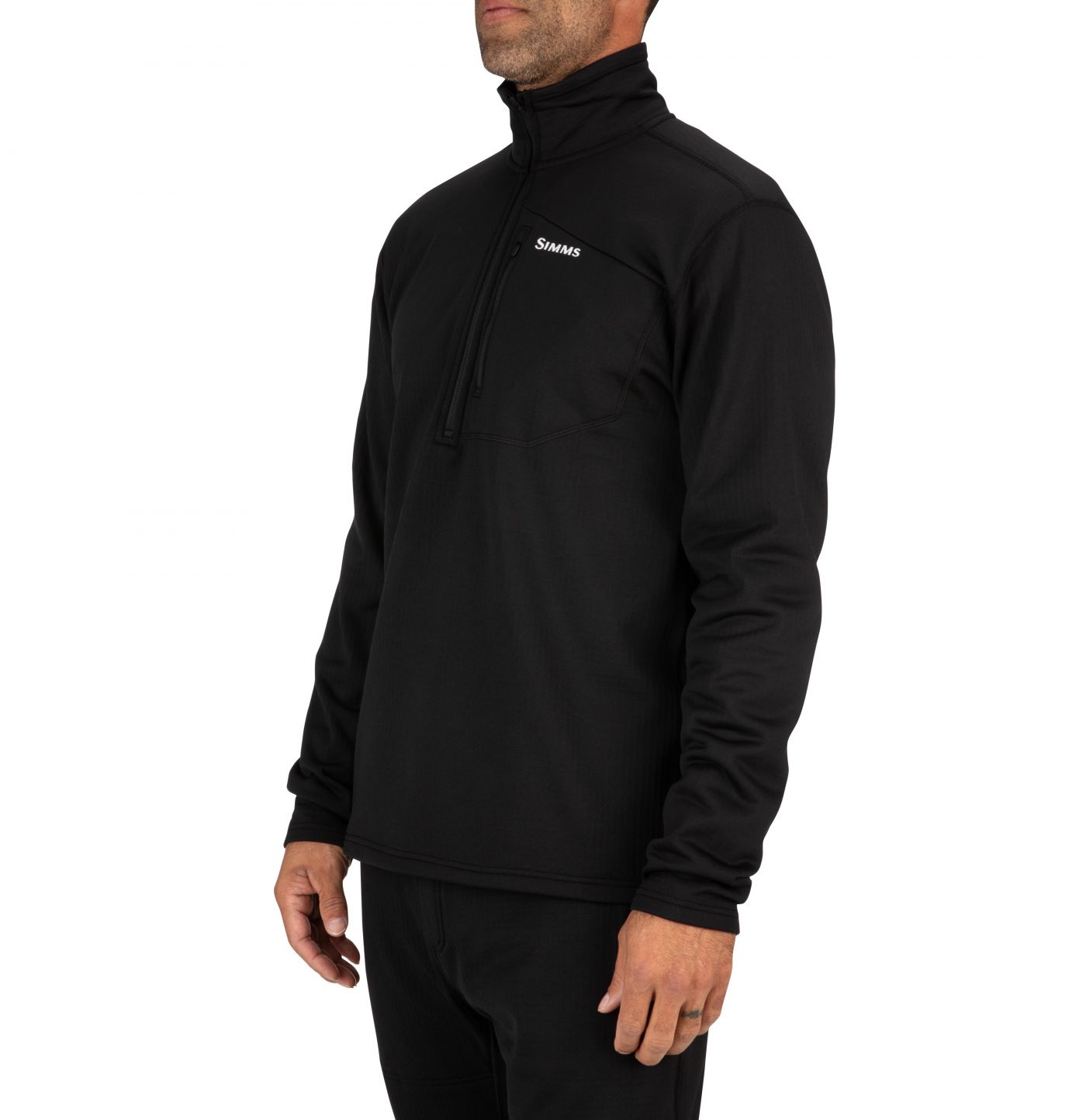 Simms Men's Thermal Qtr Midlayer Zip Top - Image 2