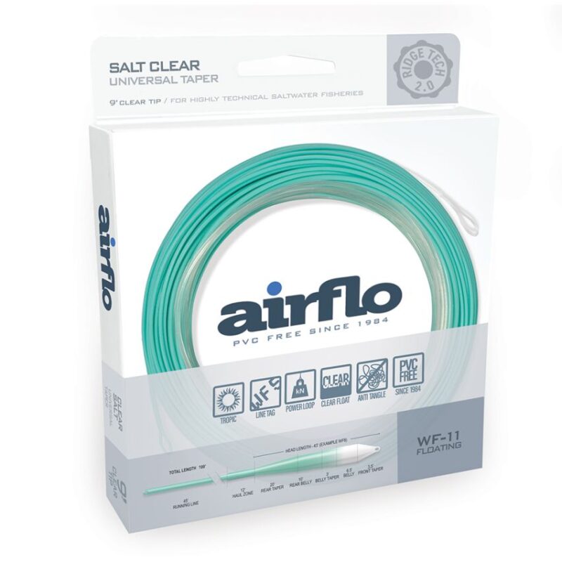Airflow Superflo Ridge 2.0 Flats Universal 9' Clear Tip Saltwater Fly Lines